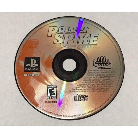 PS1: Power Spike, Pro Beach Volleyball, PlayStation 1 - Picture 1 of 1